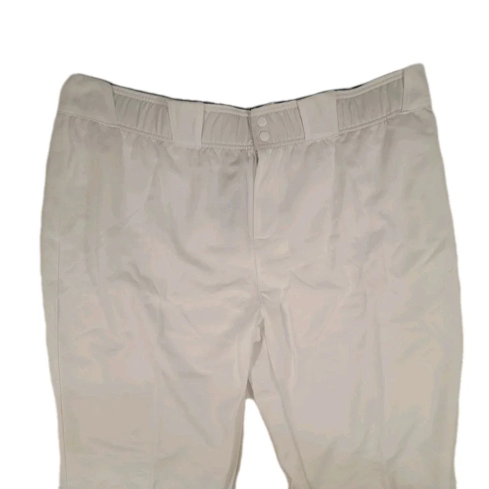 Adidas Icon Pro Baseball Pants Mens 3XL White Tapered Open Hem‎ Softball NWT